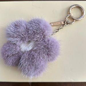 Linda Richard’s Mink Flower Key Chain